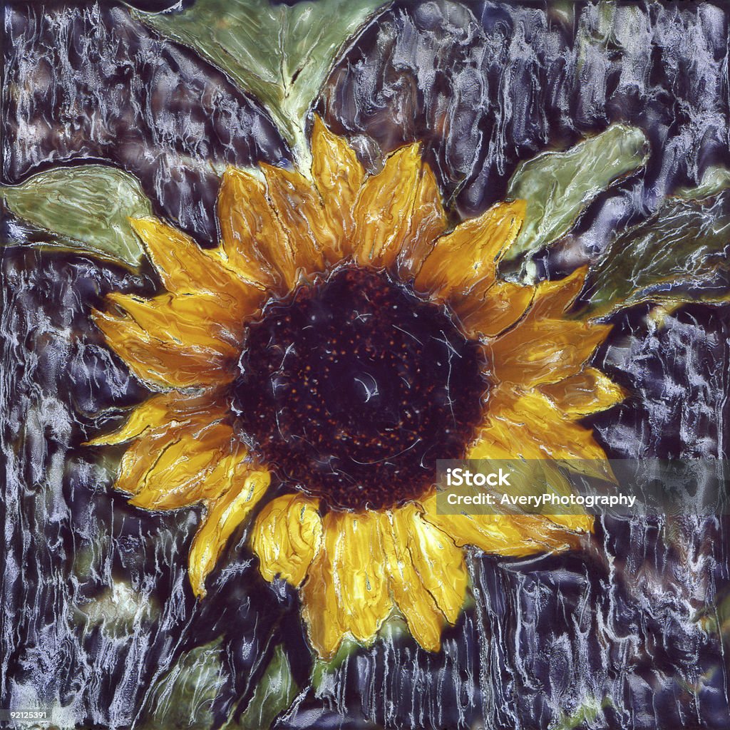 Tournesol simple - Photo de Vincent van Gogh - Peintre libre de droits