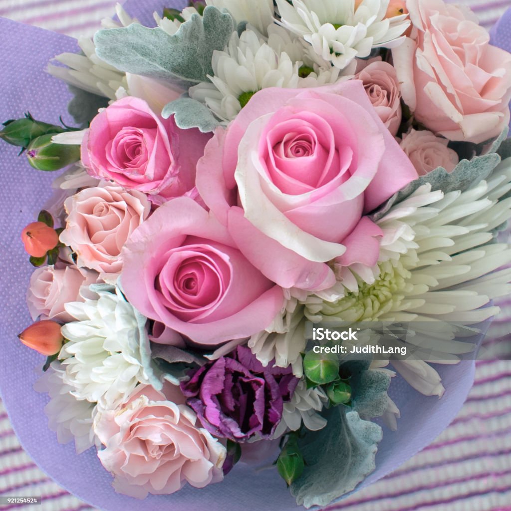Very Pretty Bouquet Of Miniature Flowers In Square Format Stock Photo -  Download Image Now - iStock