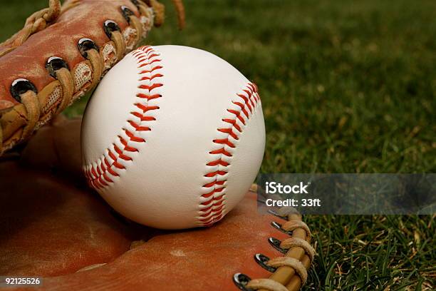 Baseball And Glove Stock Photo - Download Image Now - Baseball - Ball, Baseball - Sport, Baseball Glove