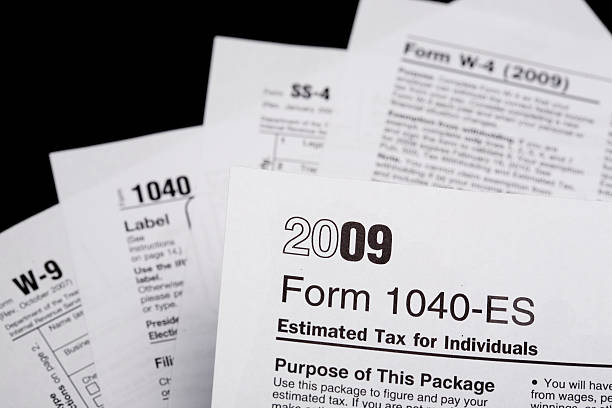 Tax Forms stock photo