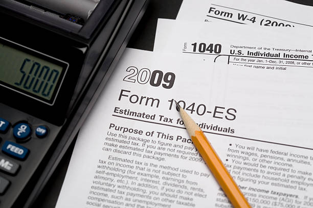 Tax Forms stock photo