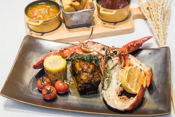 istock Surf and Turf lobster and beef 921257290