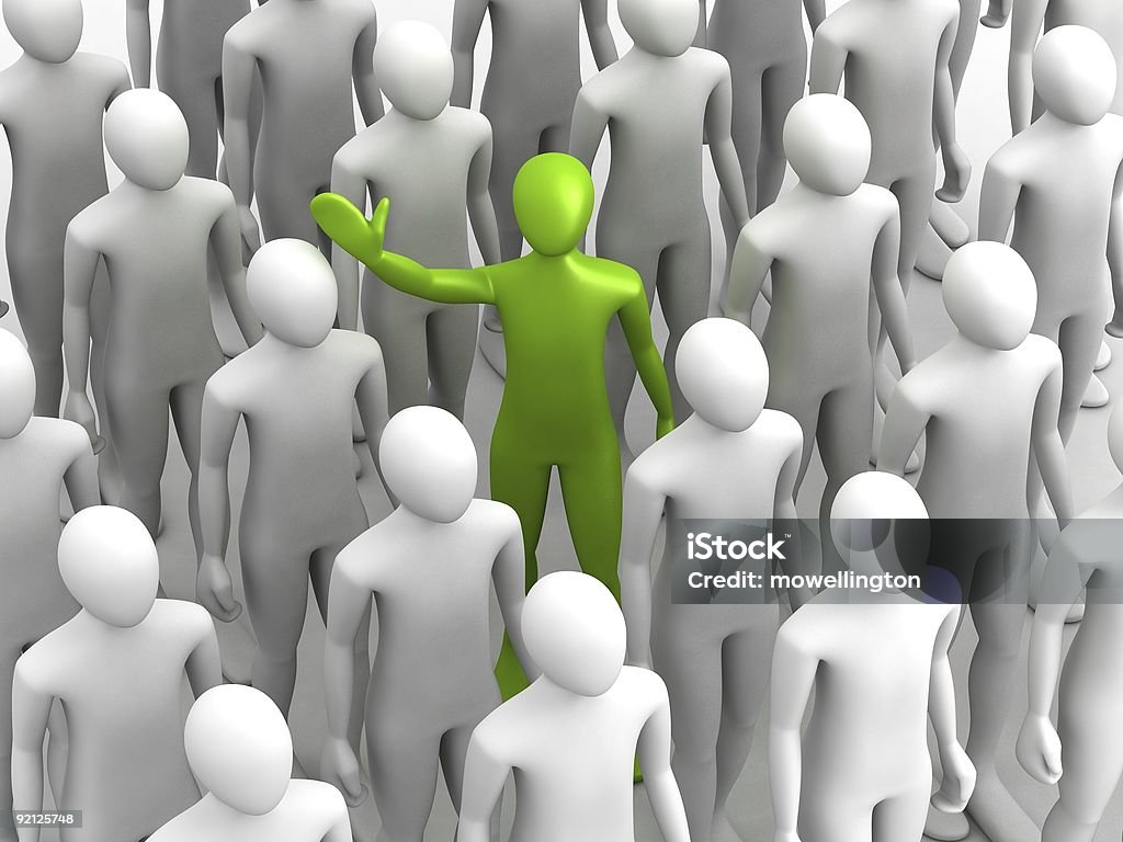 Standing out  Color Image Stock Photo