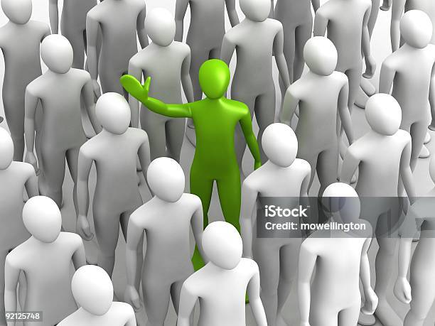 Standing Out Stock Photo - Download Image Now - Color Image, Crowd of People, Horizontal