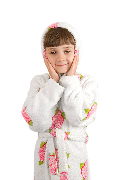 istock The girl on white 92125796