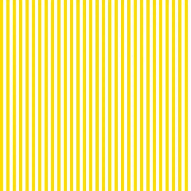 Vector illustration of Pattern stripe seamless summer background yellow and white colors. Vertical pattern stripe abstract background vector.