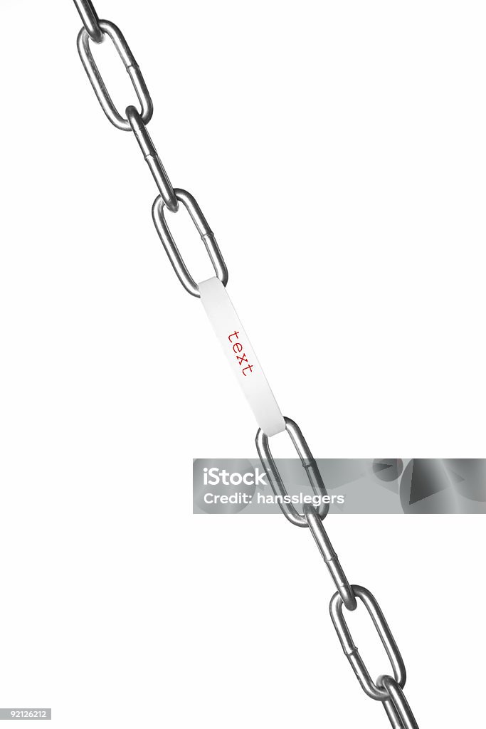 Con catena - Foto stock royalty-free di A Chain Is As Strong As Its Weakest Link - Modo di dire inglese