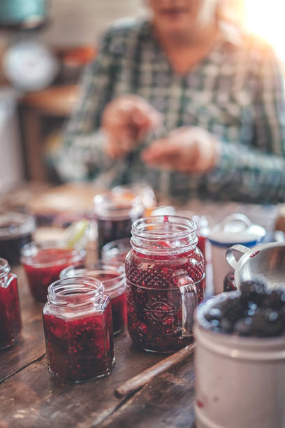 istock Preparing Homemade Jam and Canning in Jars 921267218