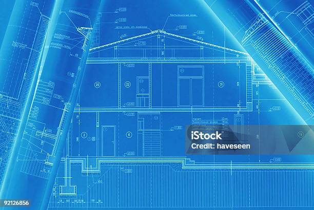 Technische Zeichnung Stockfoto und mehr Bilder von Lageplan - Lageplan, Planung, Architektur
