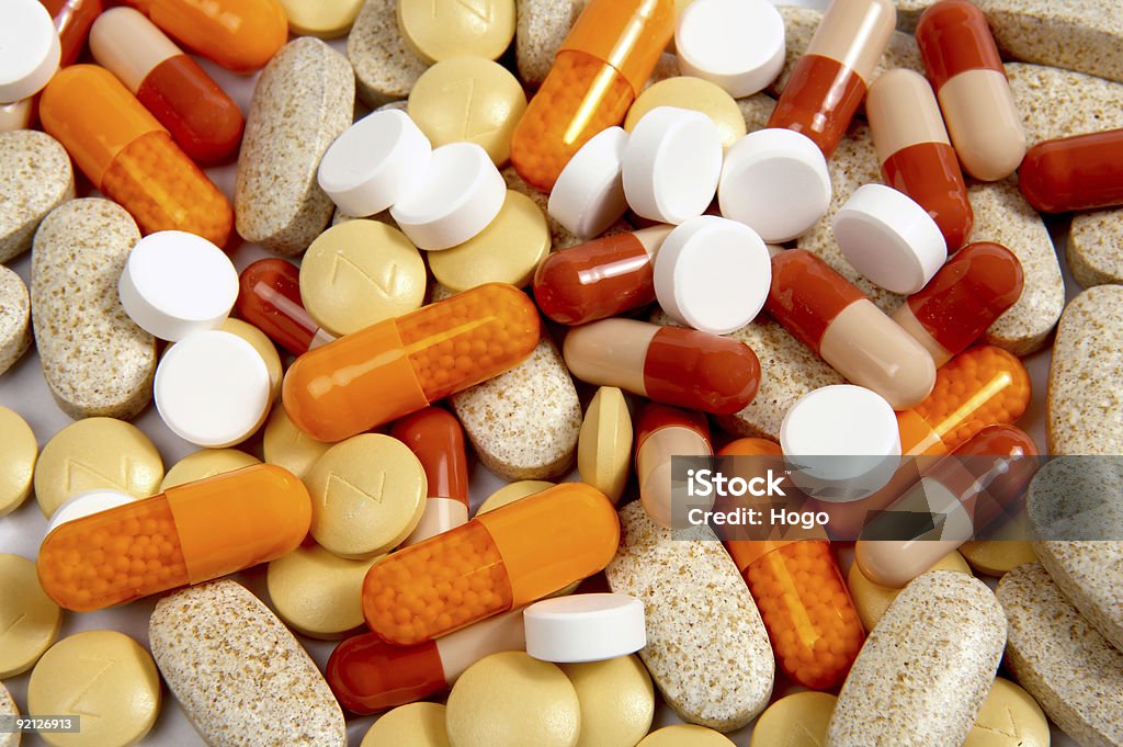 Le pillole - Foto stock royalty-free di Assuefazione