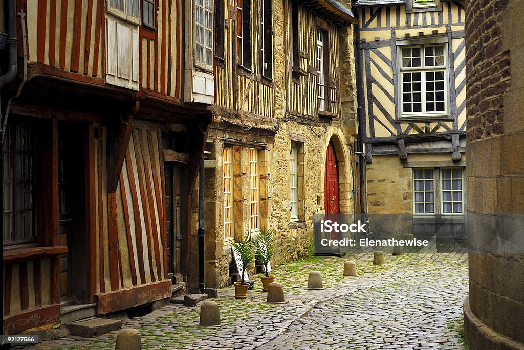 Medieval casas - Royalty-free Exterior de edifício Foto de stock