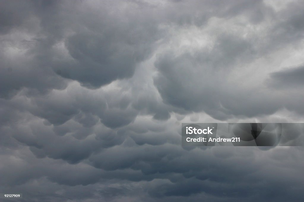 Chmury, burza, Cumulous, szare niebo chmury - Zbiór zdjęć royalty-free (Bez ludzi)