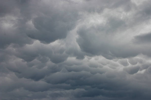 nuvem de tempestade, cumulous nuvens, cinza céu - storm cloud stratus rained gray imagens e fotografias de stock