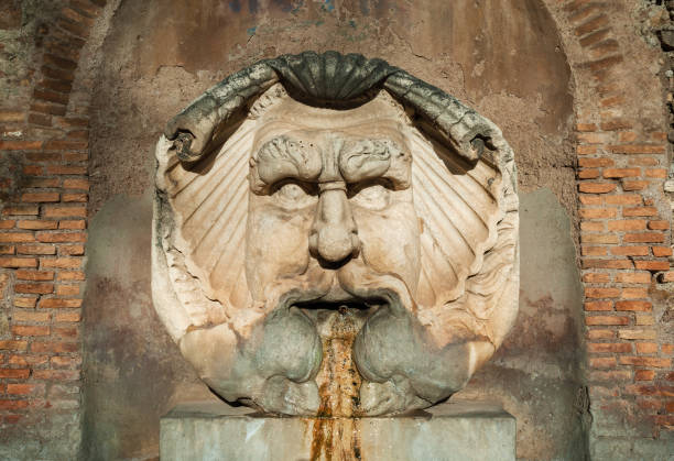 istock Mascherone fountain in Rome 921279804