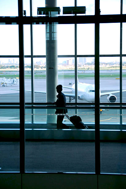 istock Woman airport 92128091