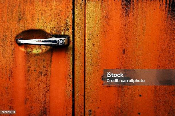 Grunge Vw Door Texture Stock Photo - Download Image Now - 1970-1979, Accessibility, Aging Process