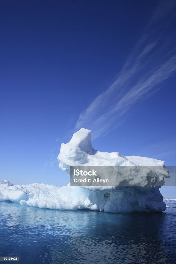 Iceberg Floating in the Arctic  Absence Stock Photo