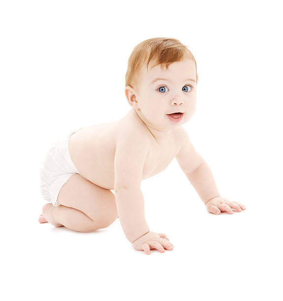 istock crawling baby boy in diaper 92128462