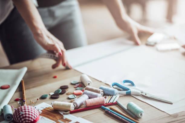 istock Female fashion designer 921284698