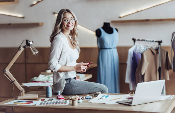 istock Female fashion designer 921284700