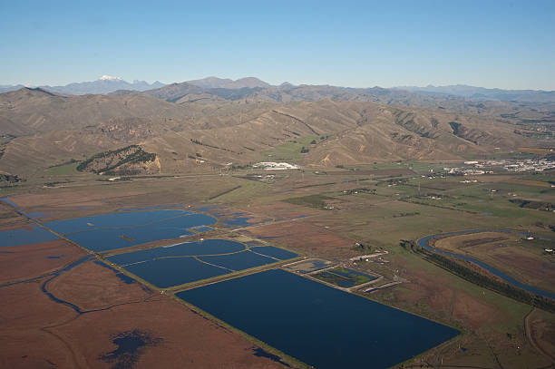 istock Water Storage Ponds Near Blenheim, NZ 92128592