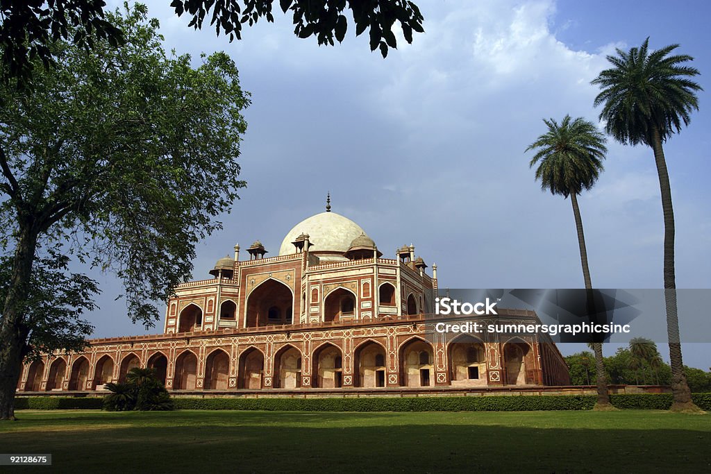 Túmulo de Humayun - Royalty-free Arco - Caraterística arquitetural Foto de stock