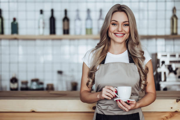 Barista in coffee shop