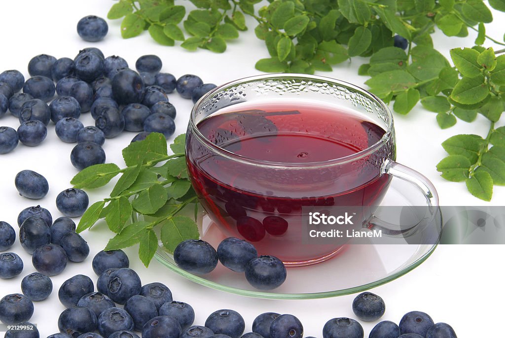 blueberry tea  Blueberry Stock Photo