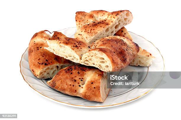 Pitaplatte Stockfoto und mehr Bilder von Brotsorte - Brotsorte, Bäckerei, Essgeschirr