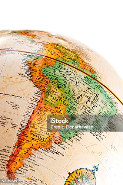 Mundosudamérica Foto de stock y más banco de imágenes de Mapa - Mapa, América del Sur, Argentina
