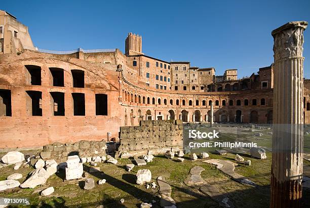 Forum Of Trajan Stock Photo - Download Image Now - Ancient, Antiquities, Architectural Column