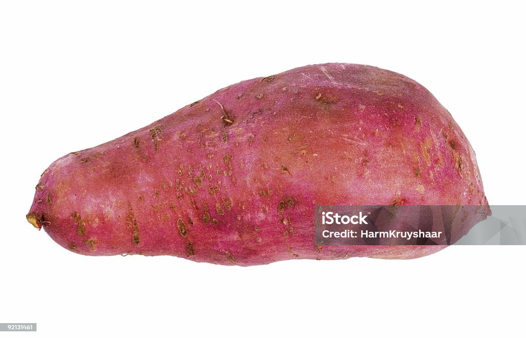 Süßkartoffel, isoliert auf weiss - Lizenzfrei Farbbild Stock-Foto
