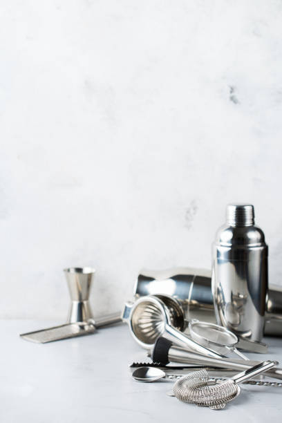 istock Set of bar tools for cocktails and for alcohol drink 921318268