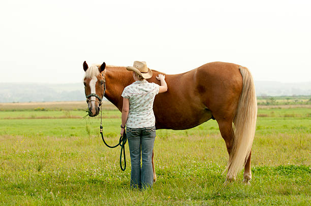 istock Girl & Horse 92132561