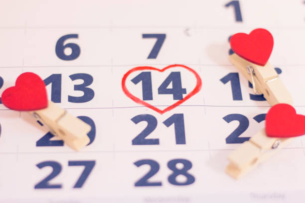 istock 14th february on calendar 921327432