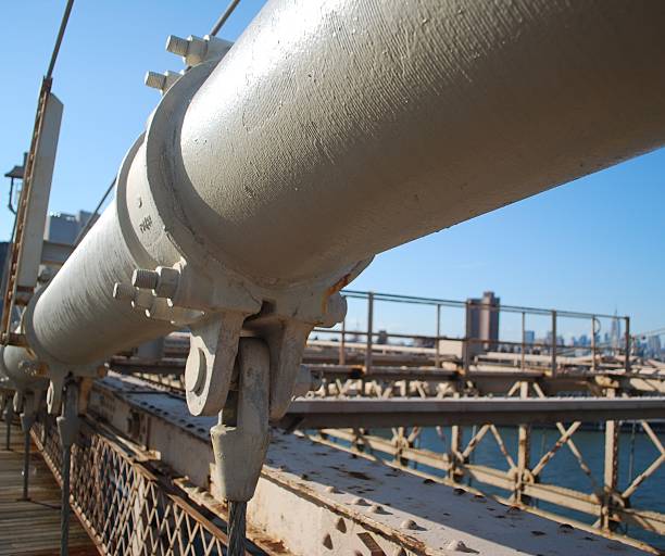 istock Close up of steel cable on Brooklyn Bridge 92132768