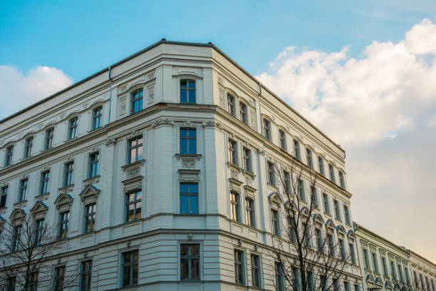 istock white residential corner building for real estate themes 921328090