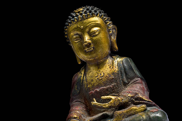 goldenen buddha - glorification stock-fotos und bilder