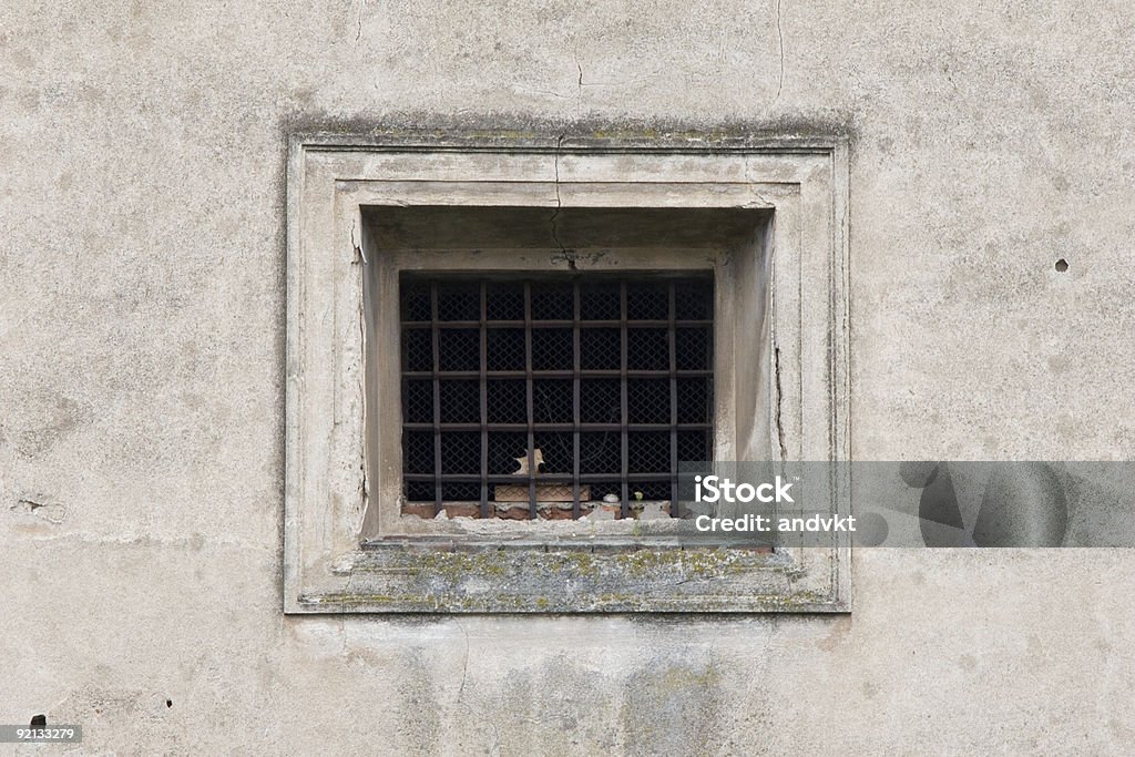 Gefängnis Fenster - Lizenzfrei Alt Stock-Foto