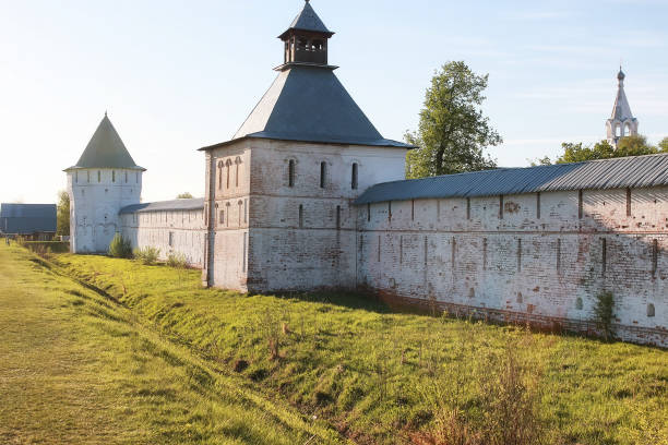 istock cathedral fortress medieval Christian era at sunset on a sunny d 921335752