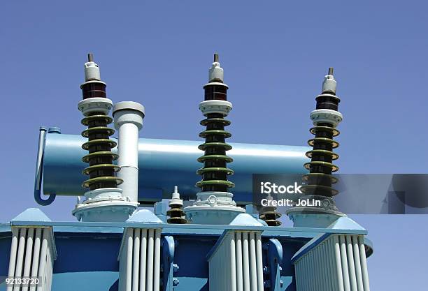 Electricity Oil Transformer Stock Photo - Download Image Now - Amperage, Built Structure, Cable