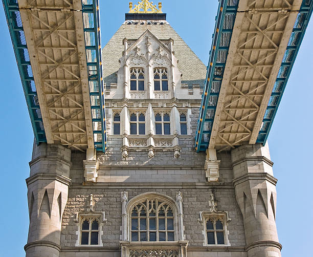 Tower Bridge in London stock photo