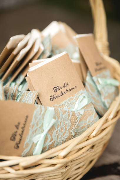 istock Handkerchiefs for wedding ceremony 921342236