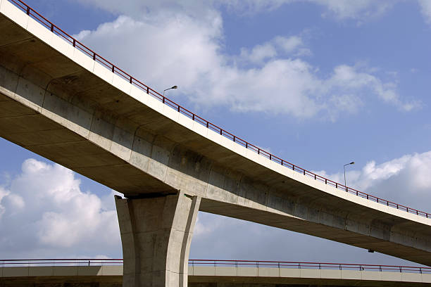istock Large crossing traffic highway viaducts 92134231