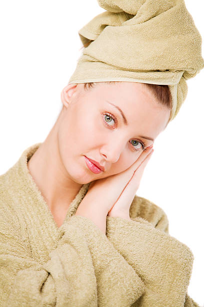 istock girl is in a towel 92134249