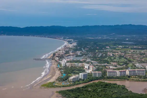 Photo of Aerial view of coastal Puerto Vallarta