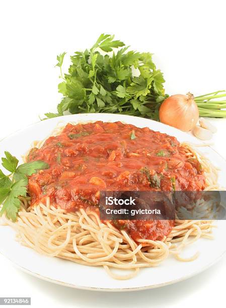 Spaghetti Dinner Stock Photo - Download Image Now - Color Image, Cooked, Cooking