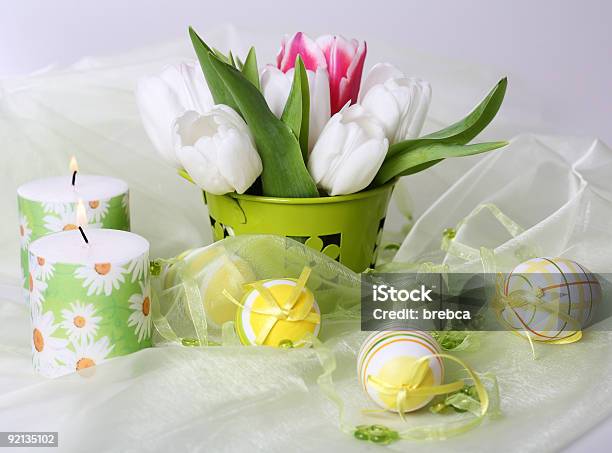 Easter Detail Stock Photo - Download Image Now - Animal Egg, Candle, Celebration