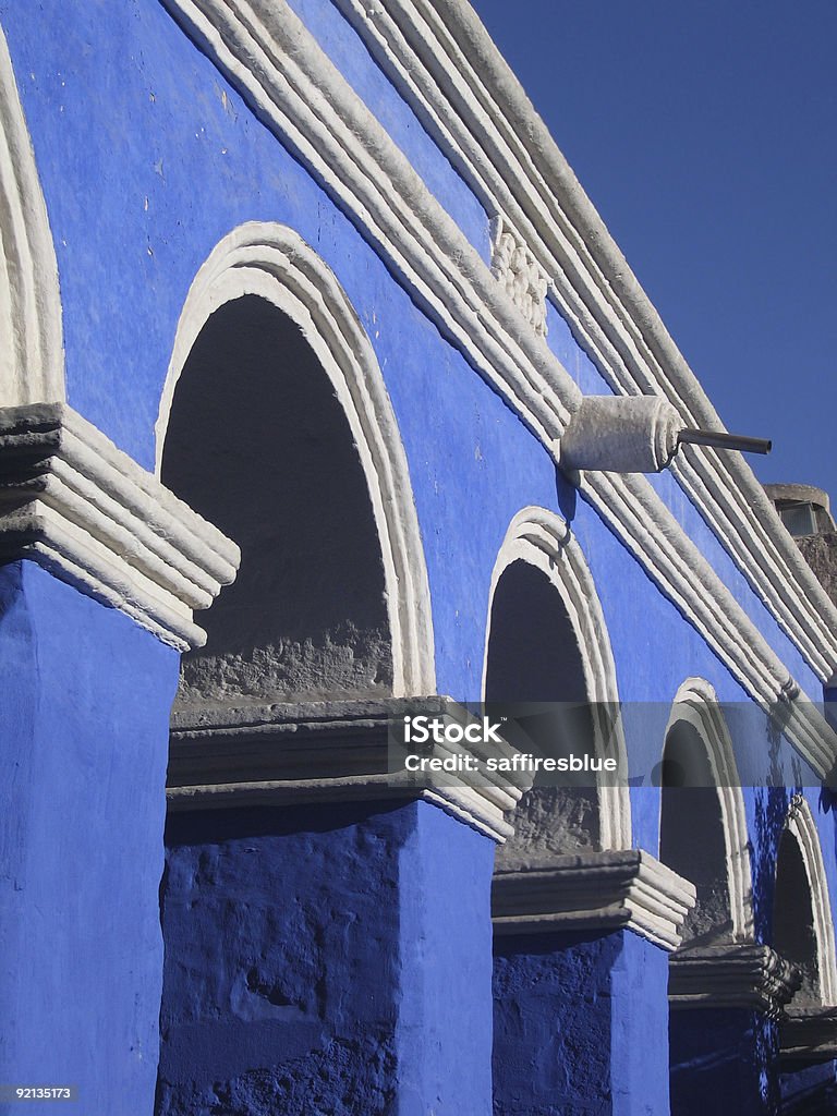 블루 회랑 - 로열티 프리 건물 외관 스톡 사진
