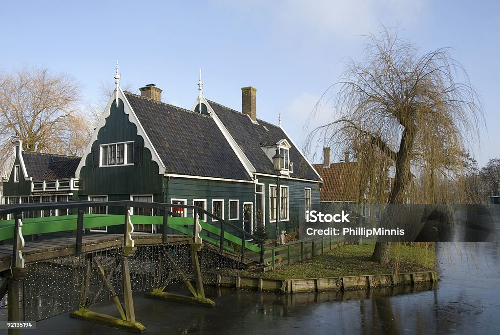 Dutch casas - Foto de stock de Aldeia royalty-free